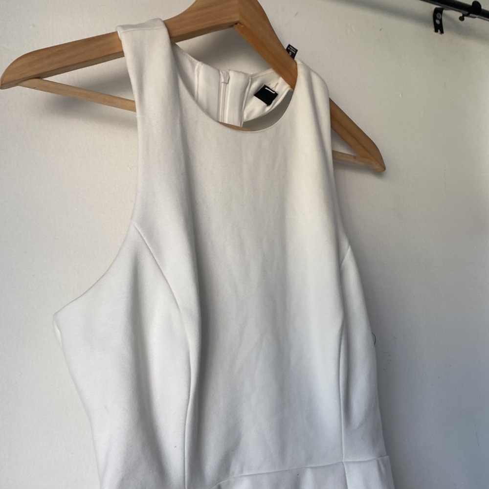 Lulu’s S Cutout and About White Skater Dress - Picture 9 of 14